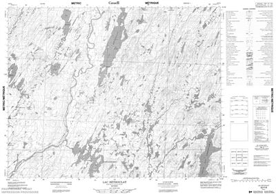 032P08 - LAC BETHOULAT - Topographic Map