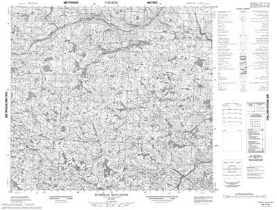 034A16 - RUISSEAU BOULOGNE - Topographic Map