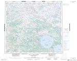 034B - LAC A L'EAU CLAIRE - Topographic Map