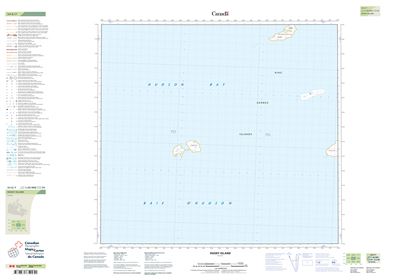 034E07 - HUSKY ISLAND - Topographic Map