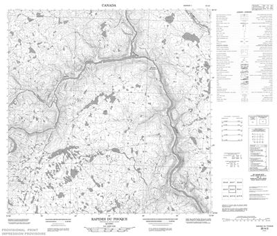 035A02 - RAPIDES DU PHOQUE - Topographic Map