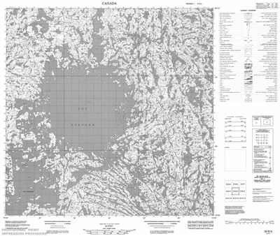 035B03 - RAPIDES ISLAND - Topographic Map
