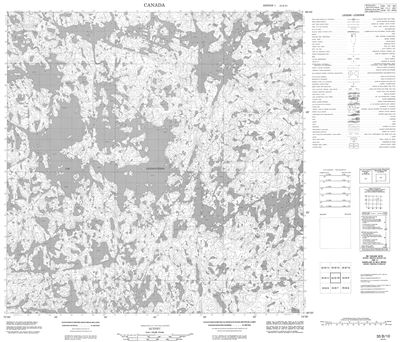 035B10 - LAC LESDIGUIERES - Topographic Map