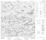 035B14 - LAC VAUBERT - Topographic Map