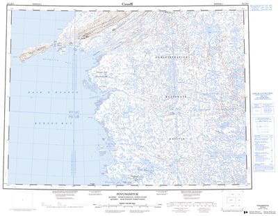 035C - POVUNGNITUK - Topographic Map