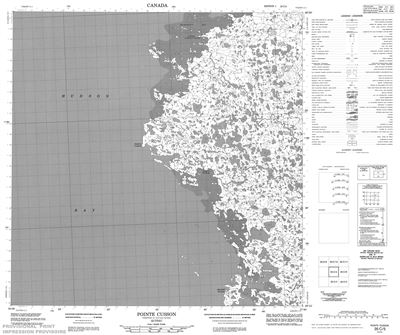 035C05 - POINTE CUSSON - Topographic Map