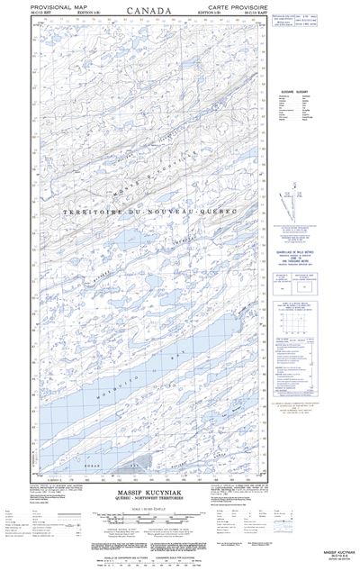 035C13E - MASSIF KUCYNIAK - Topographic Map