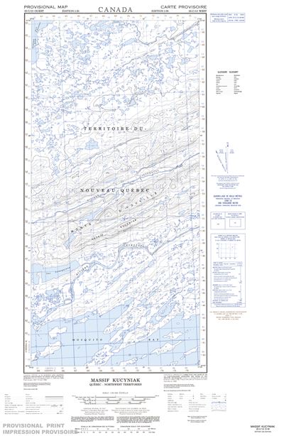 035C13W - MASSIF KUCYNIAK - Topographic Map