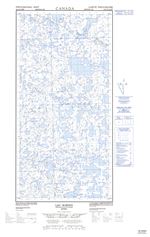 035C15E - LAC KOENIG - Topographic Map