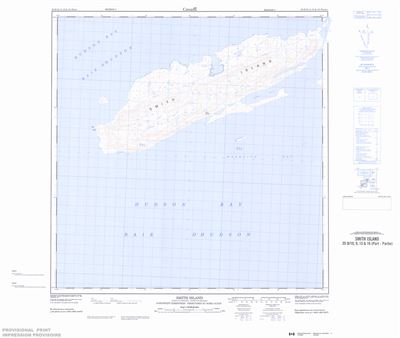 035D10 - SMITH ISLAND - Topographic Map