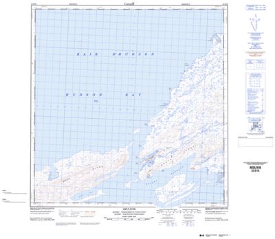 035D16 - AKULIVIK - Topographic Map