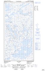 035F01W - LAC JUET - Topographic Map