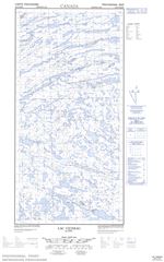 035F02E - LAC VIGNEAU - Topographic Map