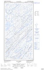 035F03E - LAC CARYE - Topographic Map