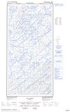 035F03W - LAC CARYE - Topographic Map