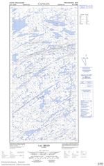 035F07W - LAC BEGIN - Topographic Map