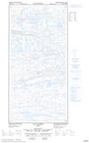 035F08E - HUBERT LAKE - Topographic Map
