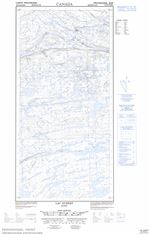 035F08W - HUBERT LAKE - Topographic Map