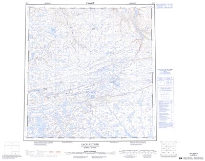 035G - LACS NUVILIC - Topographic Map