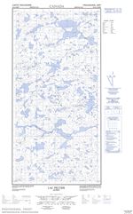 035G03E - LAC PELTIER - Topographic Map