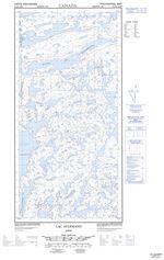 035G04E - LAC ALLEMAND - Topographic Map