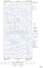 035G05W - LAC CHUKOTAT - Topographic Map