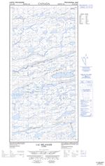 035G06E - LAC BELANGER - Topographic Map