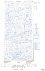 035G06W - LAC BELANGER - Topographic Map