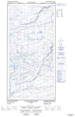 035G09W - LAC DES DEUX ILES - Topographic Map