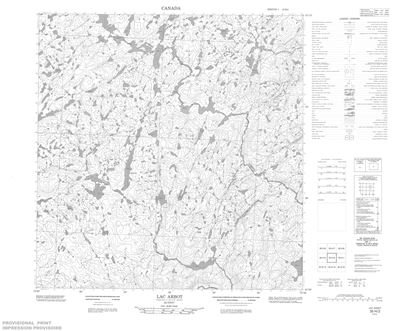 035H02 - LAC ARBOT - Topographic Map
