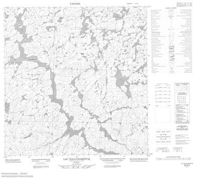035H03 - LAC NALLUSARQITUQ - Topographic Map