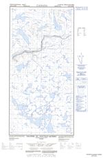 035H05W - CRATERE DU NOUVEAU-QUEBEC - Topographic Map