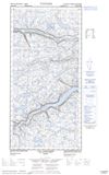035H08E - LAC SAMANDRE - Topographic Map