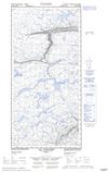 035H08W - LAC SAMANDRE - Topographic Map