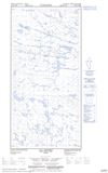 035H11E - LAC RINFRET - Topographic Map
