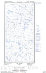 035H11E - LAC RINFRET - Topographic Map