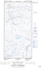 035H12E - LAC FLEURY - Topographic Map