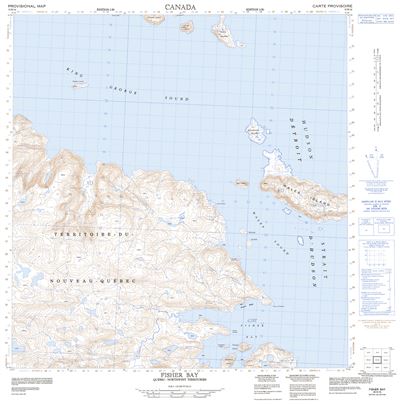 035H16 - FISHER BAY - Topographic Map