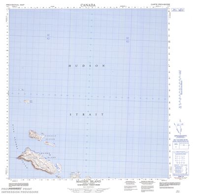 035I01 - MAIDEN ISLAND - Topographic Map