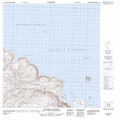 035I06 - WEGGS ISLAND - Topographic Map