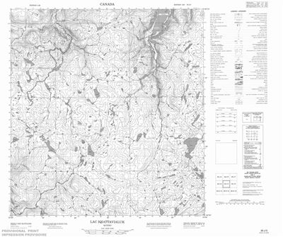 035J03 - LAC IQIATTAVIALUK - Topographic Map