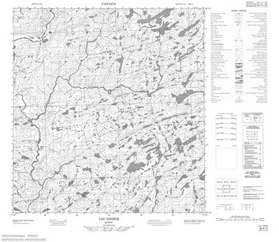 035K02 - LAC SIRMIQ - Topographic Map