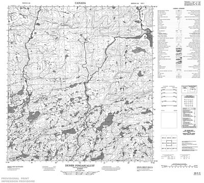 035K03 - DUNES PINGASUALUIT - Topographic Map
