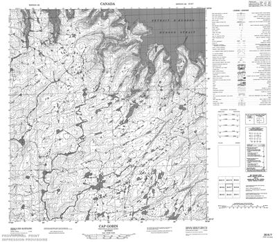 035K07 - CAP GOBIN - Topographic Map