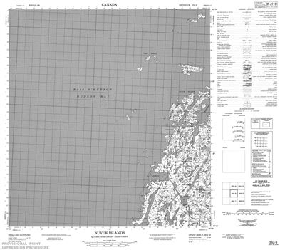 035L08 - NUVUK ISLANDS - Topographic Map