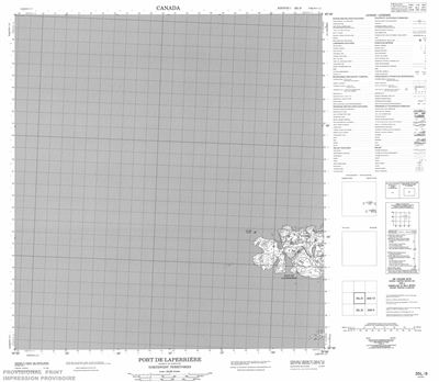 035L09 - PORT DE LAPERRIERE - Topographic Map