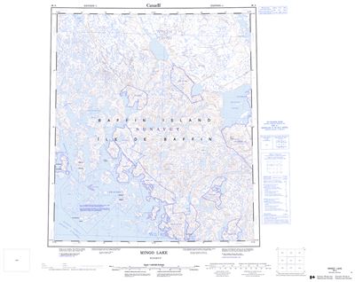 036A - MINGO LAKE - Topographic Map