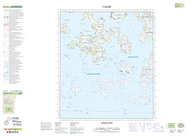036A03 - HOBART ISLAND - Topographic Map