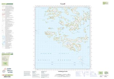 036A04 - CHAMBERLAIN ISLAND - Topographic Map