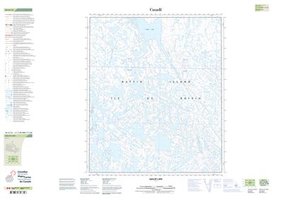 036A13 - QALLIK LAKE - Topographic Map